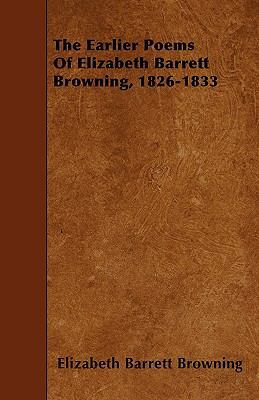 The Earlier Poems Of Elizabeth Barrett Browning... 1446011224 Book Cover