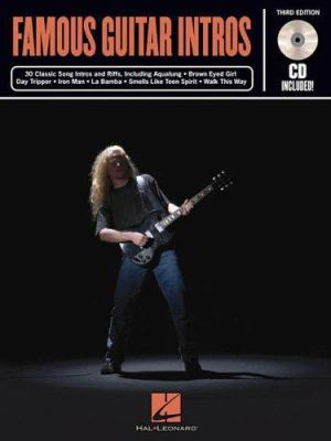 Famous Guitar Intros 0793588227 Book Cover