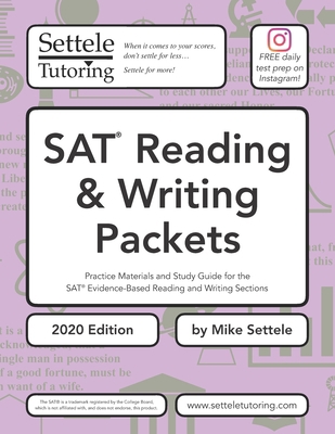 SAT Reading & Writing Packets (2020 Edition): P... 169771420X Book Cover