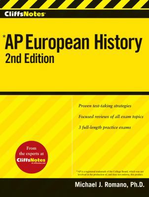 CliffsNotes AP European History, 2nd Edition (C... 0470550996 Book Cover