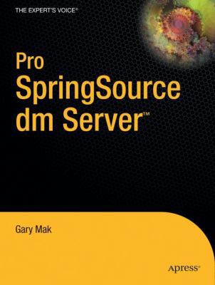 Pro Springsource DM Server B008SMKC5U Book Cover