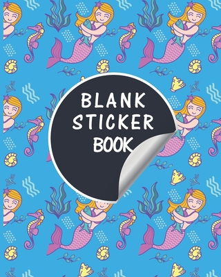 Blank Sticker Book: Mermaid Scales Softcover Bl... B08KFS2WPG Book Cover