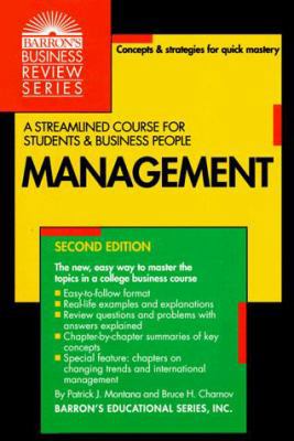 Management (Barron's Business Review Series) 0812015495 Book Cover
