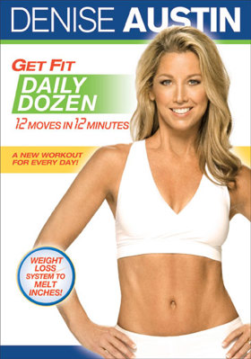 Denise Austin: Get Fit Daily Dozen B001GP5TL8 Book Cover