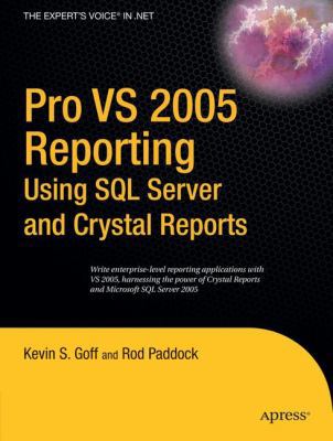 Pro VS 2005 Reporting Using SQL Server and Crys... 1590596889 Book Cover