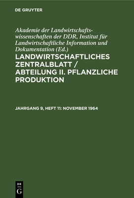 November 1964 [German] 3112614615 Book Cover