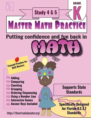 Master Math Practice: Study 4 & 5 B0CHL5KLQB Book Cover