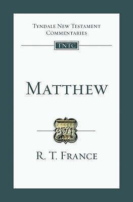 Matthew: Tyndale New Testament Commentary 1844742679 Book Cover