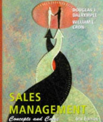 Sales Management: Concepts and Cases 0471191973 Book Cover