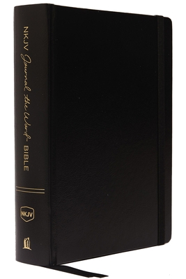 NKJV, Journal the Word Bible, Hardcover, Black,... 0785218505 Book Cover