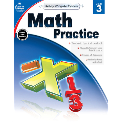 Math Practice, Third Grade B00QFXANOO Book Cover
