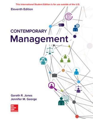 ISE Contemporary Management (ISE HED IRWIN MANA... 1260565734 Book Cover