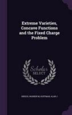 Extreme Varieties, Concave Functions and the Fi... 1341550397 Book Cover