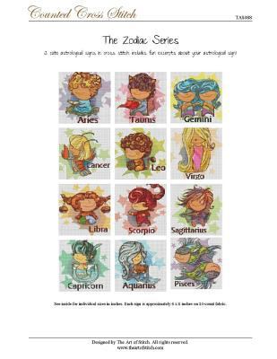 The Zodiac Series Cross Stitch Book 1312130083 Book Cover