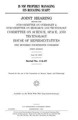 Is NSF properly managing its rotating staff? 1981399496 Book Cover