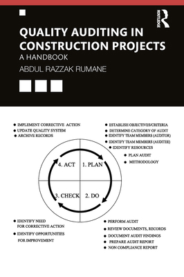 Quality Auditing in Construction Projects: A Ha... 1032570245 Book Cover