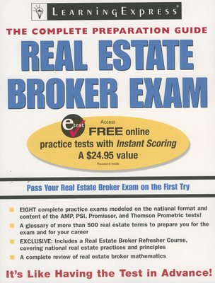 Real Estate Broker Exam [With Free Online Pract... 1576855848 Book Cover