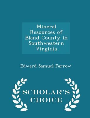 Mineral Resources of Bland County in Southweste... 1296353761 Book Cover