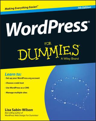Wordpress for Dummies 1119088577 Book Cover