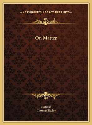 On Matter 1169471234 Book Cover