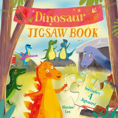 Dinosaur Jigsaw Book: Includes 4 Jigsaws! 1838576568 Book Cover