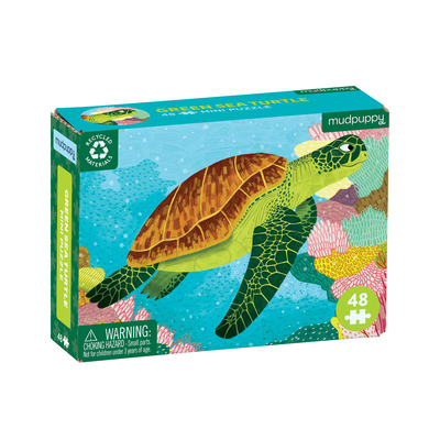 Toy Puz 48 Mini Green Sea Turtle Book