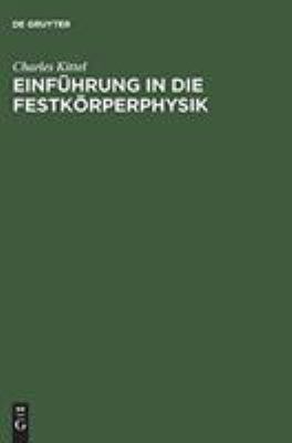 Einführung in die Festkörperphysik [German] 3486272195 Book Cover