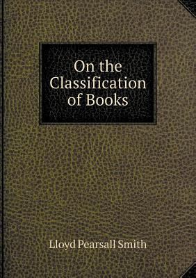 On the Classification of Books 5518914237 Book Cover