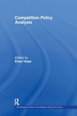 Competition Policy Analysis 0415226538 Book Cover