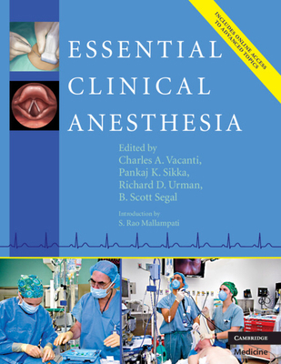 Essential Clinical Anesthesia 0521720206 Book Cover