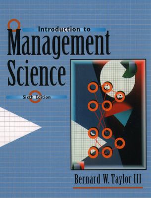 Introduction to Management Science (6th Edition) B000OIYRU2 Book Cover