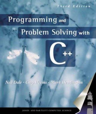 Programming and Problem Solving with C++: . 0763721034 Book Cover