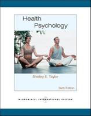 Health Psychology 0071251936 Book Cover