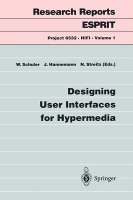 Designing User Interfaces for Hypermedia 3540584897 Book Cover