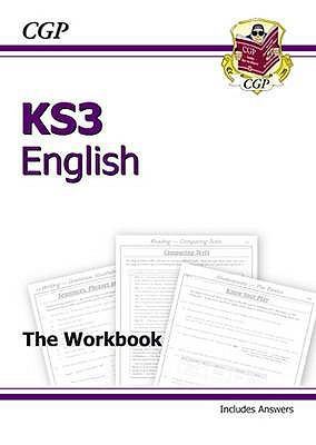 KS3 English Workbook Including Answers [Unknown] 1847622585 Book Cover