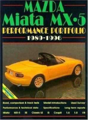 Mazda Miata Mx5 Performance Portfolio, 1989-1996 1855203553 Book Cover