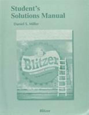 Student Solutions Manual for Intermediate Algeb... 0134180135 Book Cover