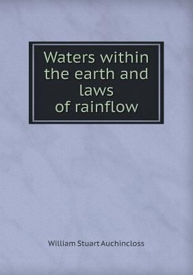 Waters Within the Earth and Laws of Rainflow 5518435193 Book Cover