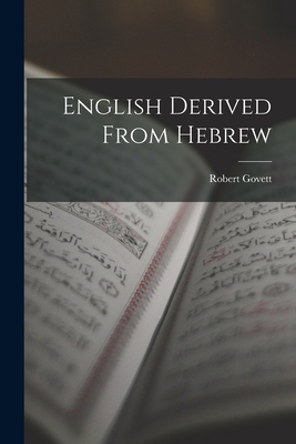 English Derived From Hebrew 1016698585 Book Cover