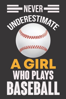 Never Underestimate a Girl Who Plays Baseball: ... 1652089837 Book Cover