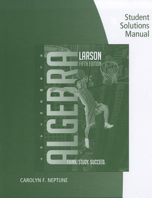 Student Solutions Manual for Larson/Hostetler's... 0547140118 Book Cover