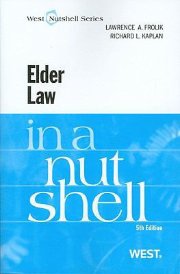 Elder Law in a Nutshell 0314926011 Book Cover