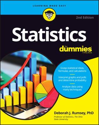 Statistics for Dummies 1119293529 Book Cover