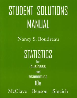 Statistics for Business and Economics: Student ... 0132409372 Book Cover