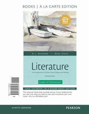 Literature: An Introduction to Fiction, Poetry,... 0134582489 Book Cover