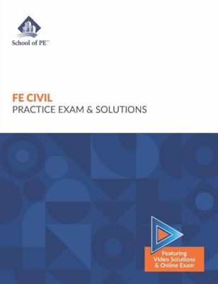 FE Civil Practice Exam & Solutions - AR Enabled 1970105437 Book Cover