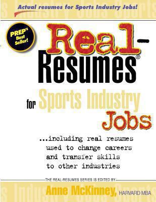 Real-Resumes for Sports Industry Jobs 1475093934 Book Cover