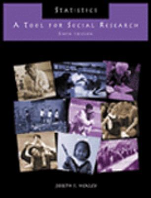 Statistics: A Tool for Social Research 0534557856 Book Cover