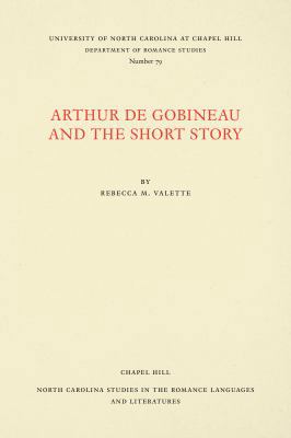 Arthur de Gobineau and the Short Story 0807890790 Book Cover