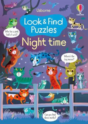 Look and Find Puzzles Night time: 1 1801310513 Book Cover